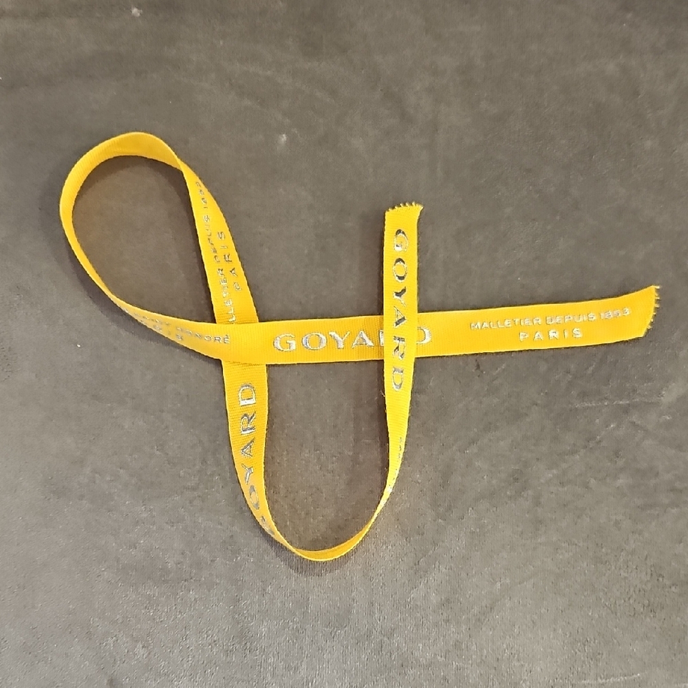 Goyard Yellow Paris Ribbon